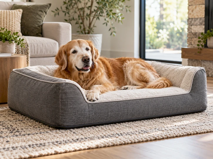 Premium orthopedic dog bed market and pet bedding trend